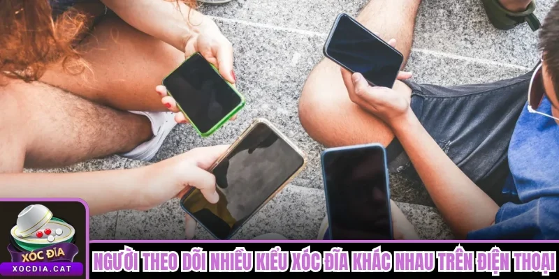 Xóc Đĩa Rikvip - 24 Bàn Live Và Cửa 1:12 Xuất Hiện Liên Tục 3 Người theo dõi nhiều kiểu xóc đĩa khác nhau trên điện thoại